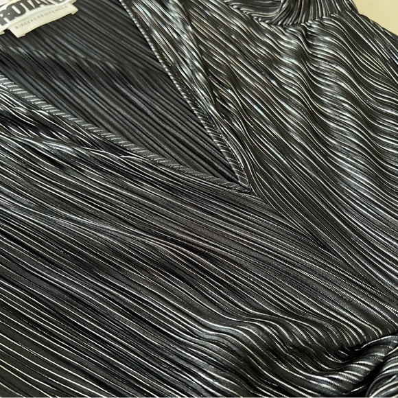 Rotate Birgen Christensen Number 7 Pleat Dress in Black - Plissée - Picture 11 of 16